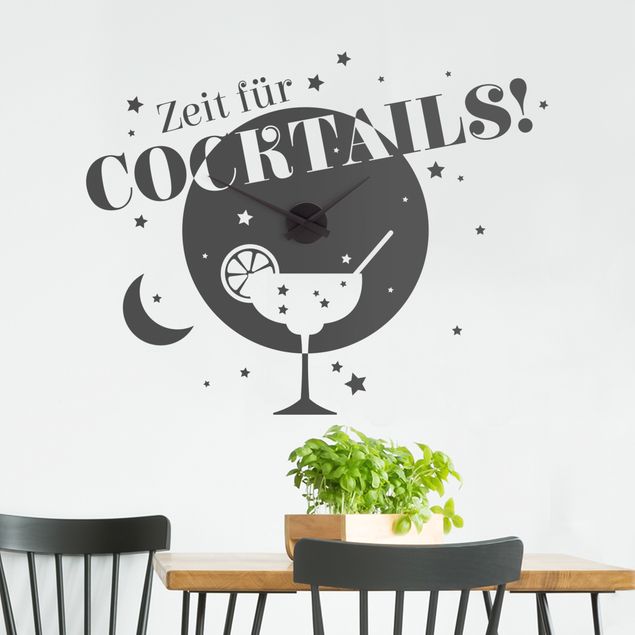 Küche Dekoration Zeit für Cocktails