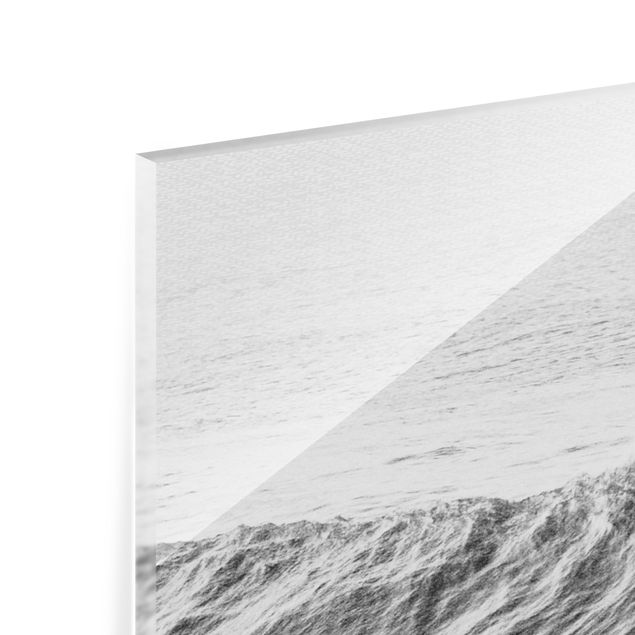 Wandbilder Schwarz-Weiß Zeit zum Surfen