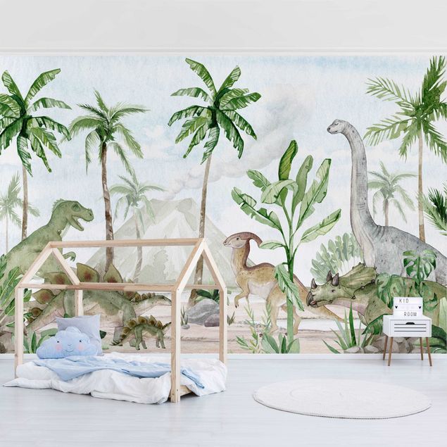 Babyzimmer Deko Zusammenkunft der Dinosaurier
